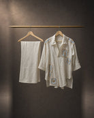 Mihira: Cream Crochet Crush Co-ord Set – refined hanger packshot