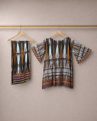 Aroha: Pastel Mosaic Modal Co-ord Set – refined hanger packshot