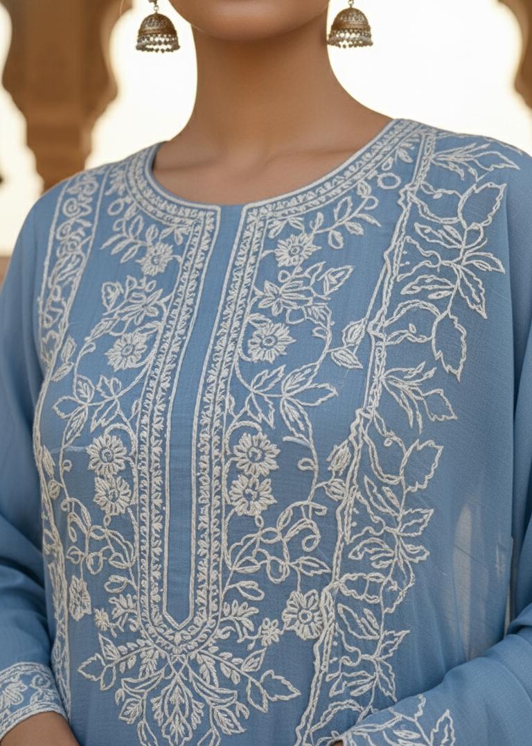 Neer garment detail close-up