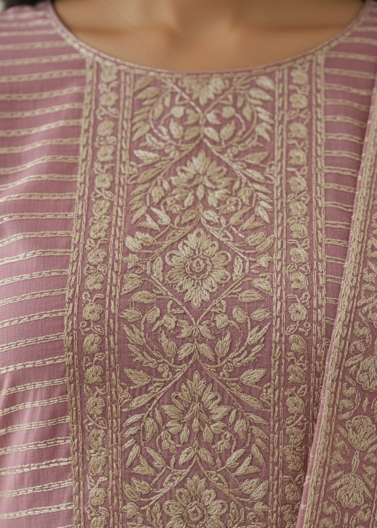Saumya garment detail close-up