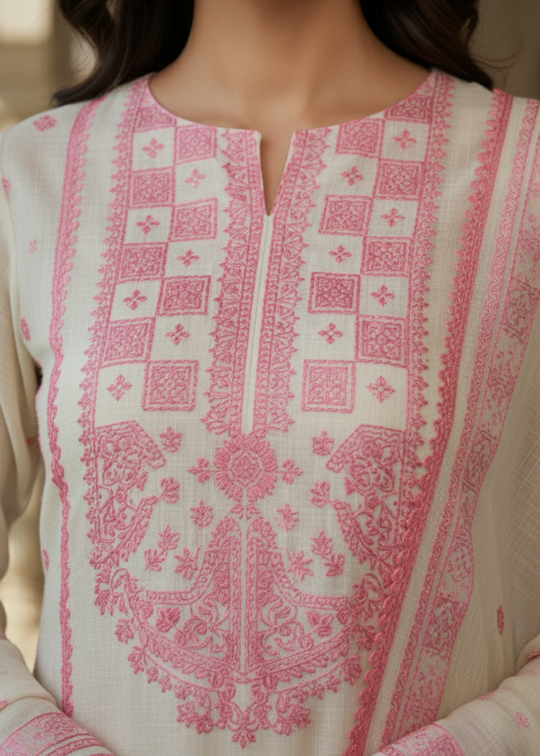 Tarannum garment detail close-up