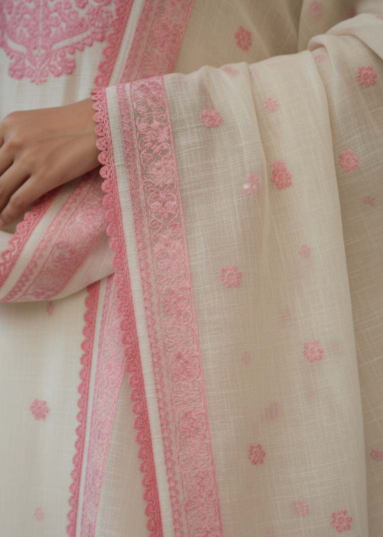 Tarannum garment detail close-up