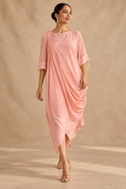 Blush Pearl Draped Dress — Product photo 2