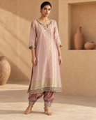 Blush Gold-Coin Kurta & Salwar Set — Product photo 1